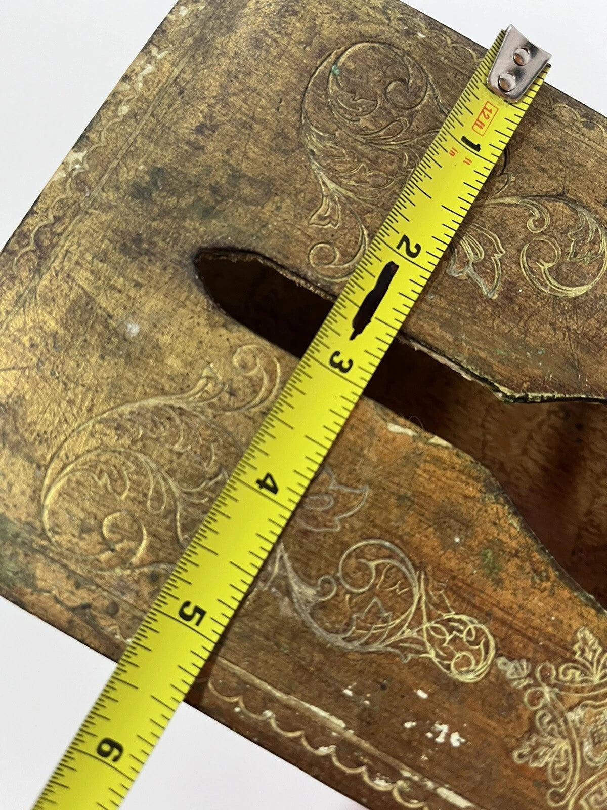 Vintage Florentine Tissue Box Holder Gold Gilded Wood Made In Italy 581 21 | eBay