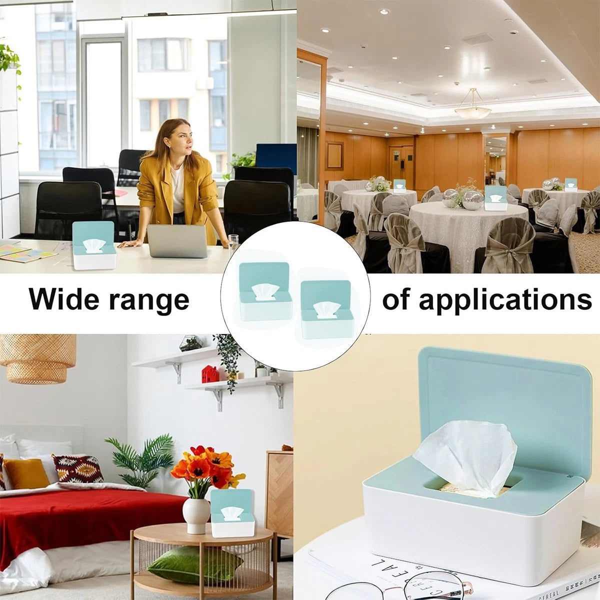 Diaper Wipes Dispenser, Baby Wipe Holder, Wipe Container with Non-Slip Feet,gree | eBay