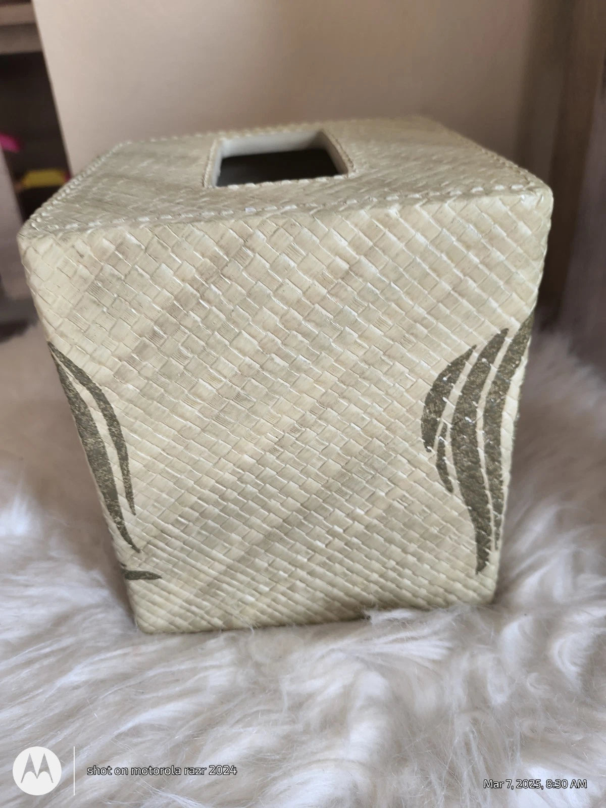 Tommy Bahama Home Montauk Drifter Green Tissue Box Cover Palm Leaf 6.5” X 5.5” | eBay