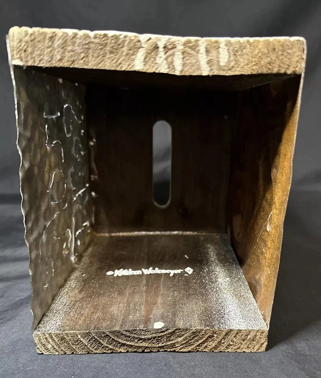 Wood & Metal Tin Tissue Kleenex Box Cover Bless You Heart Rustic Gift Wedemeyer | eBay