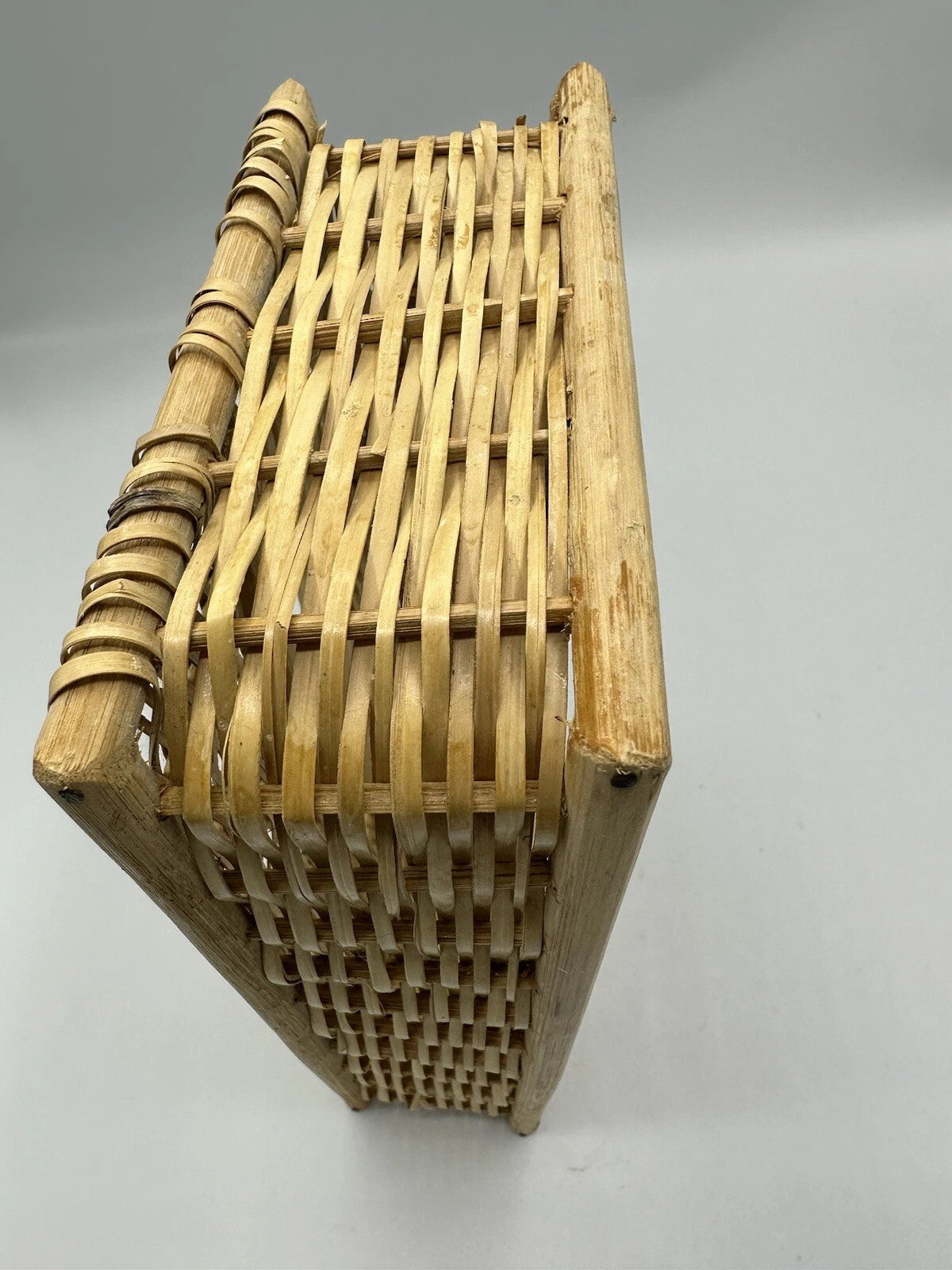 Vintage Wicker Tissue Box Cover Boho | eBay