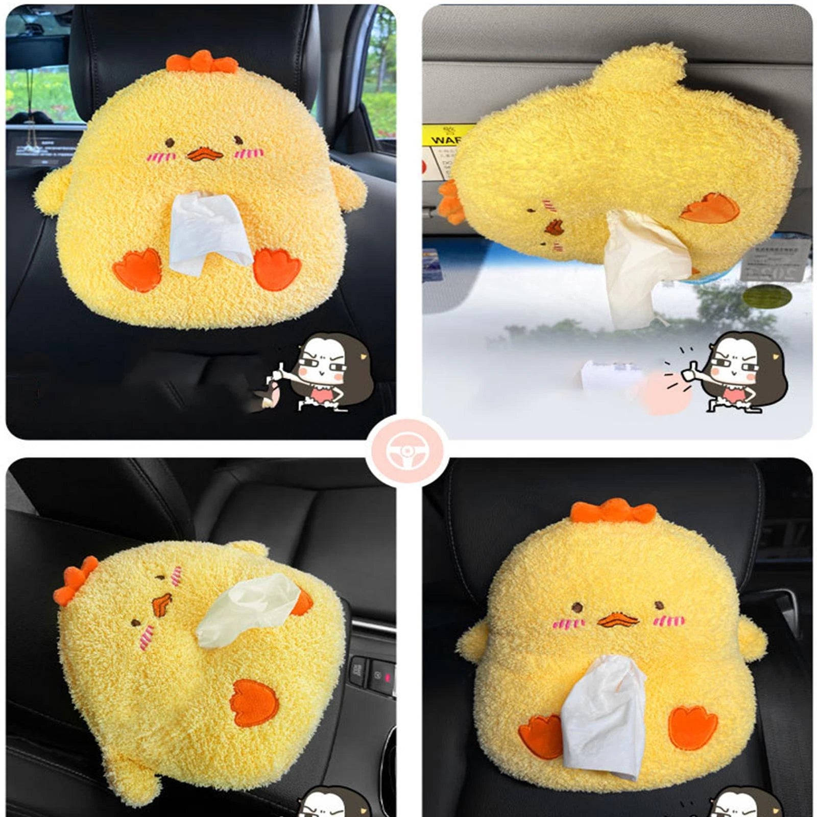 Car Tissue Box Paper Napkin Case Animals Car Paper Boxes Lovely Napkin Holder | eBay