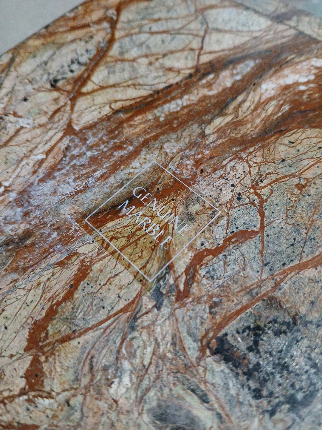 Solid Marble Brown Tan Tissue Cover w Toothbrush Holder | eBay