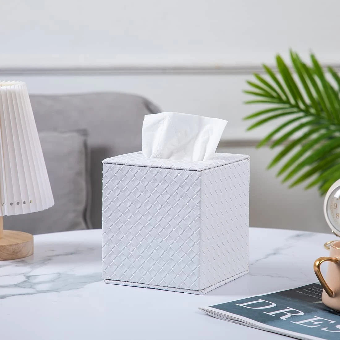 White Tissue Box Cover,Square Tissue Box Cover,White Tissue Box Holders,Tissue H | eBay