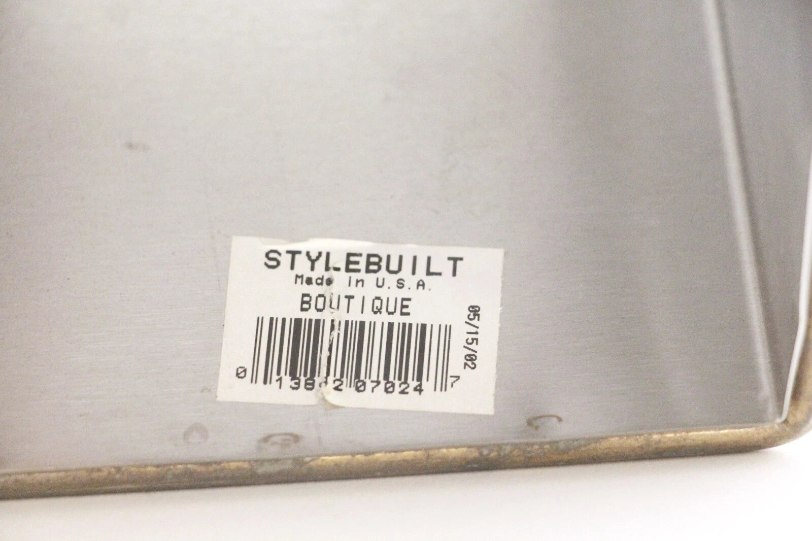 Vintage Olde New Steel Square Tissue Box Cover | eBay