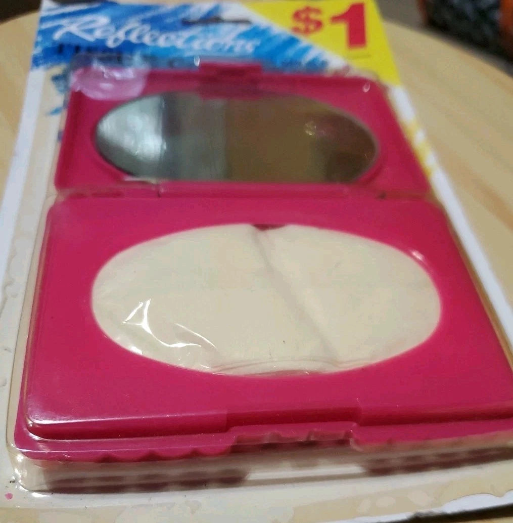 Vintage 1980s Pink Compact Tissue Holder With Mirror Tissues Purse Case MIP | eBay