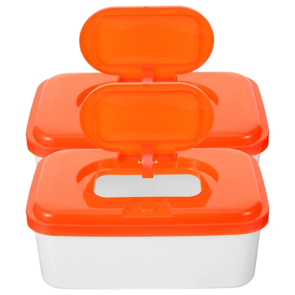 2 Pcs Wet Wipes Dispenser Box Plastic Travel Container for Baby Holder | eBay