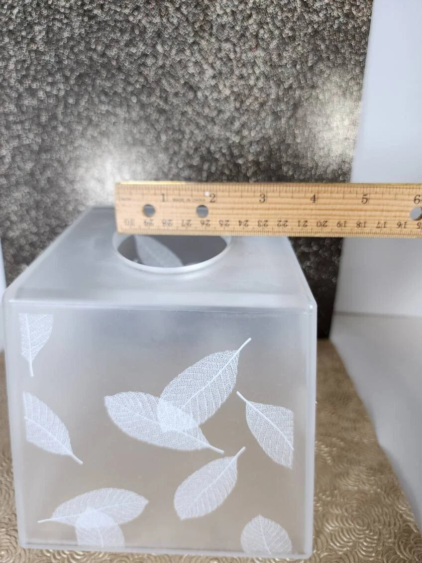 Square Frost Tissue Box Cover Home Accessories Facial Tissue Cover Kleenex Box | eBay