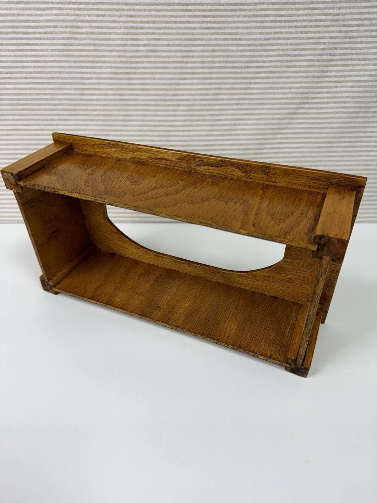 Vintage MCM Wooden Marquetry Tissue Box Cover With Hummingbird Engraved Design | eBay