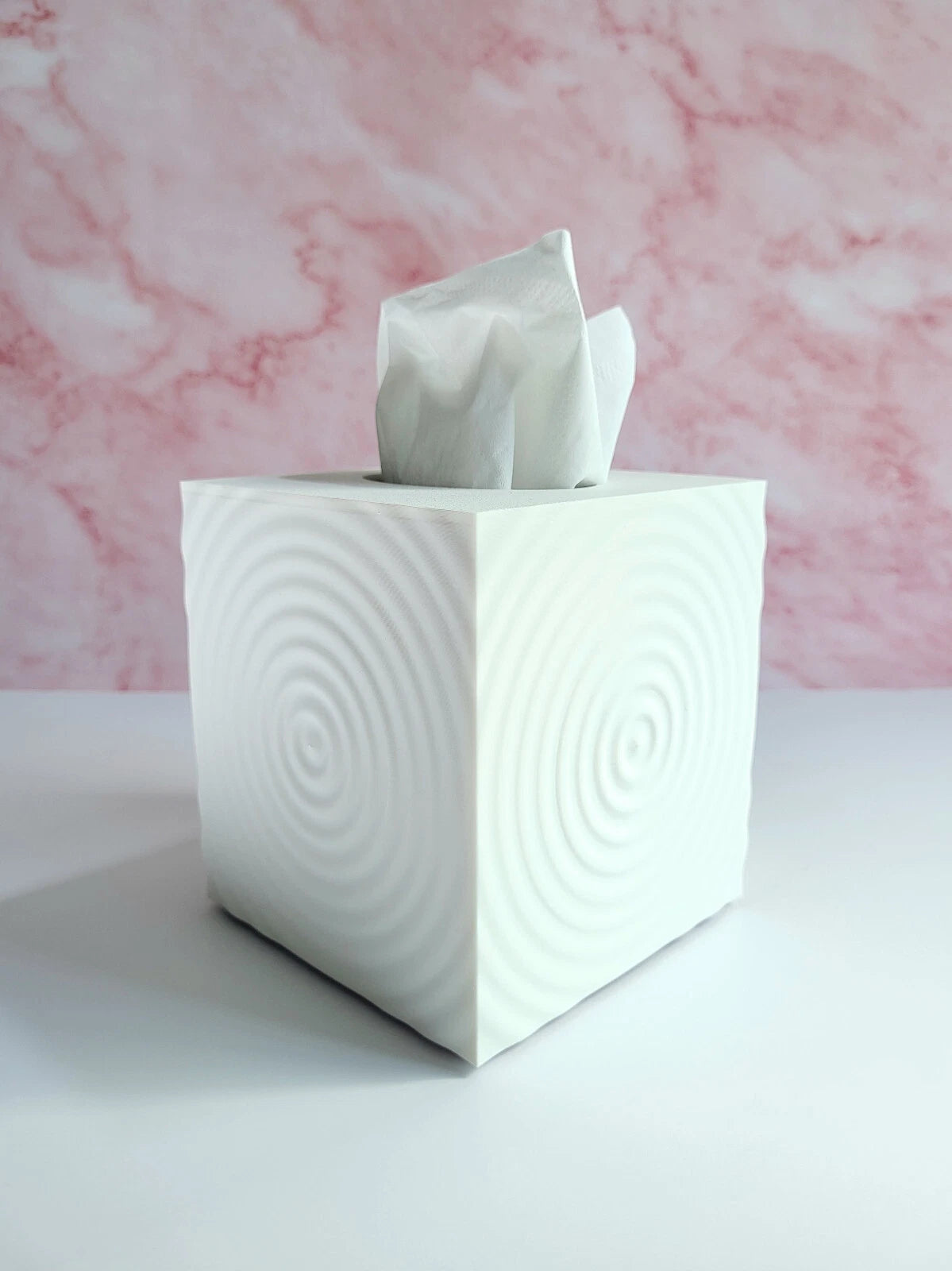 Ripple Effect Tissue Box Cover – Modern Minimalist Decorative Kleenex Holder | eBay