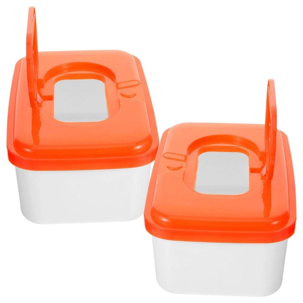 2 Pcs Wet Wipes Dispenser Box Plastic Travel Container for Baby Holder | eBay