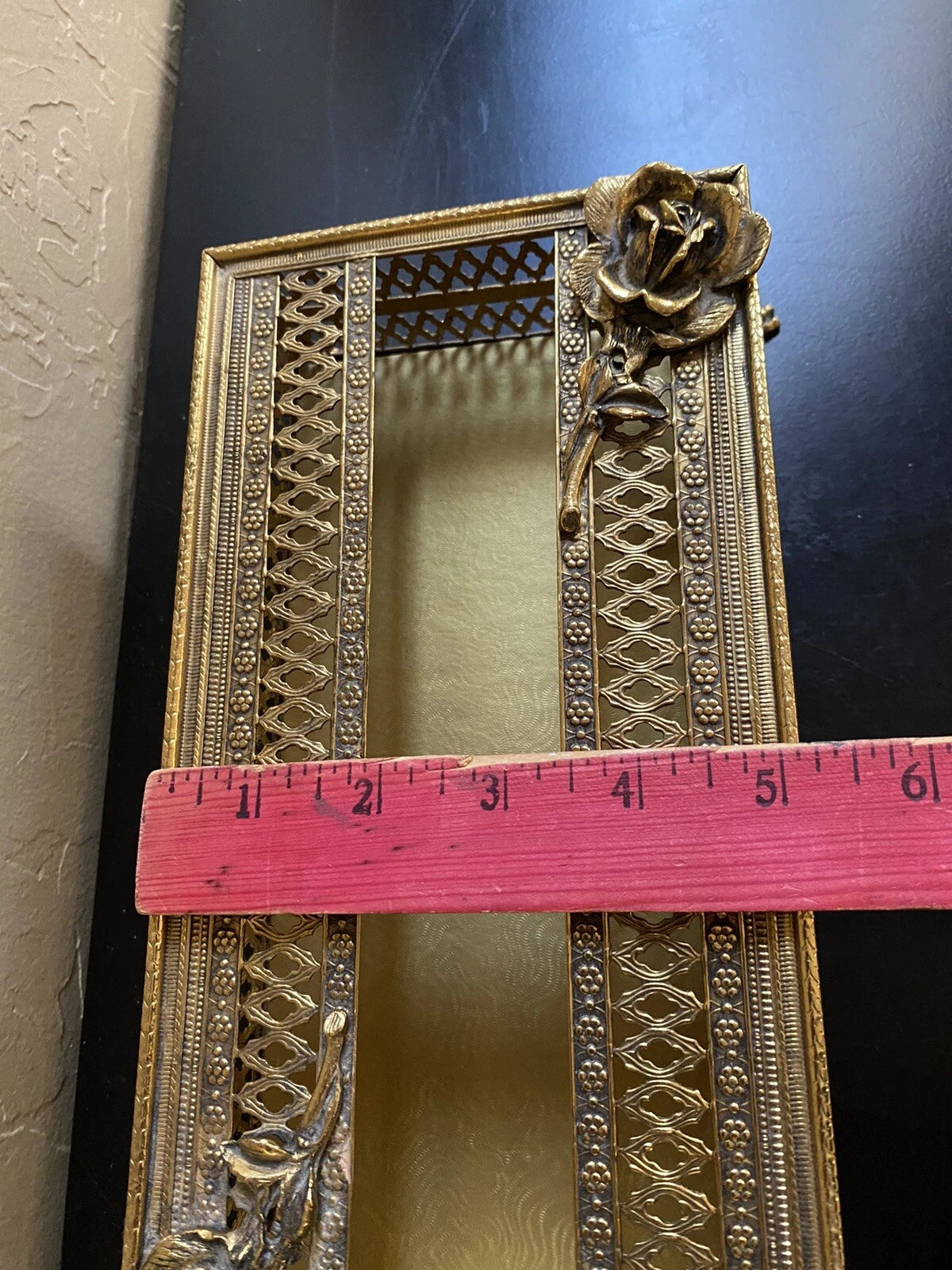 Vintage Brass Tissue Box Holder 1960s Gold Bathroom | eBay