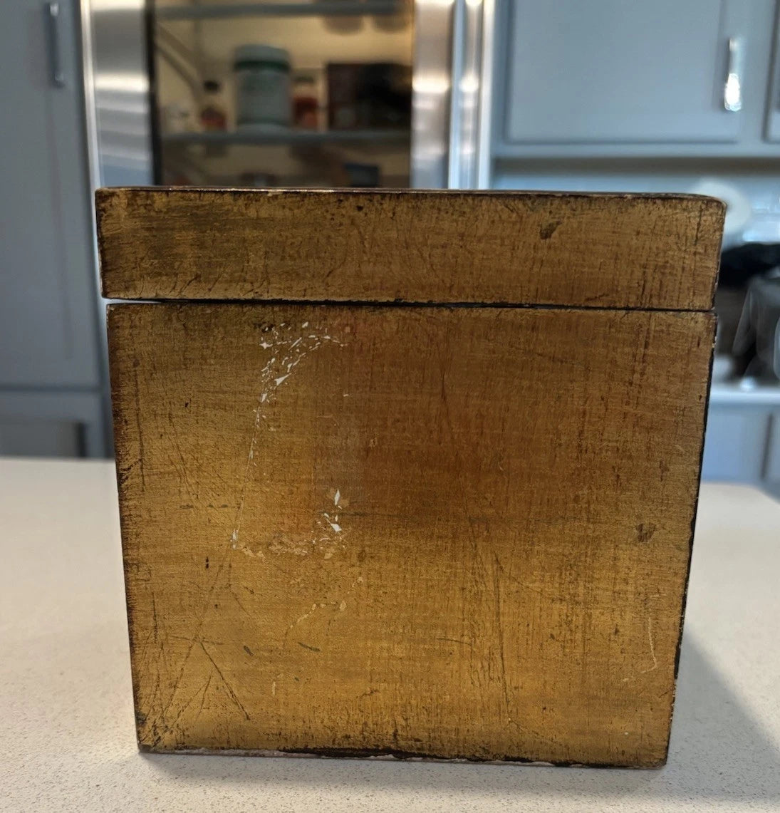 VIETRI Florentine Wooden Gold Leaf Tissue Box FLORENCE, ITALY $104 | eBay