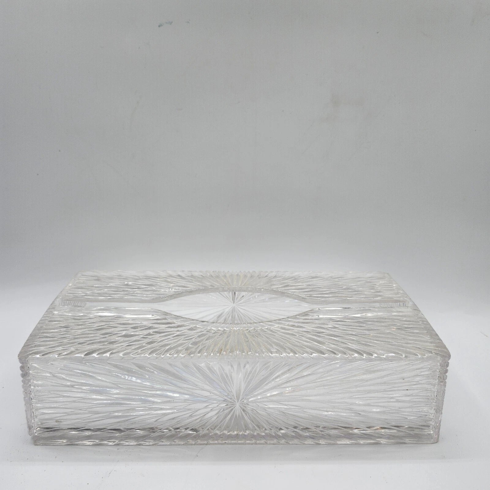Mid Century MCM Kleenex facial tissue cover Box Acrylic long vintage atomic star | eBay