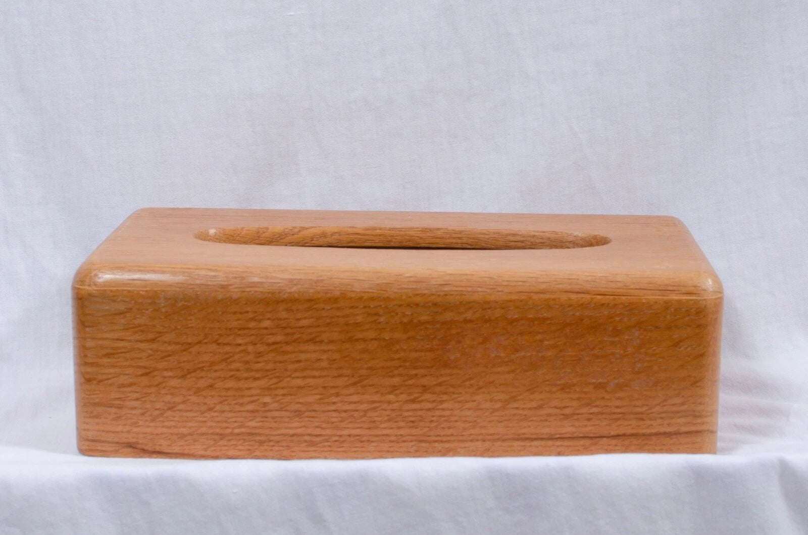Solid Wood Oak Kleenex Tissue Box cover Notched Curved Corners 10.75"x 5.5" | eBay