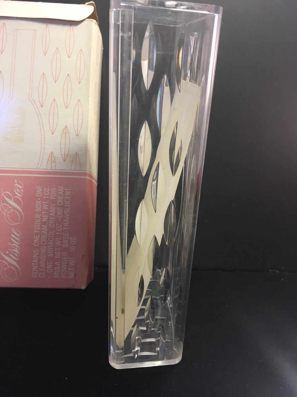 VTG MERLE NORMAN Vanity Acrylic Plastic Lucite Tissue Holder Box MCM W/H Box | eBay