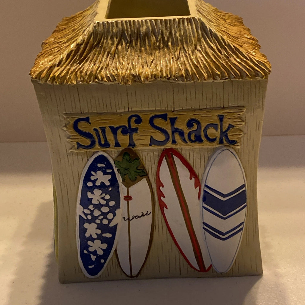 Dean Miller Surf Shack Tissue Box Cover Tiki Hut & Surf Boards | eBay