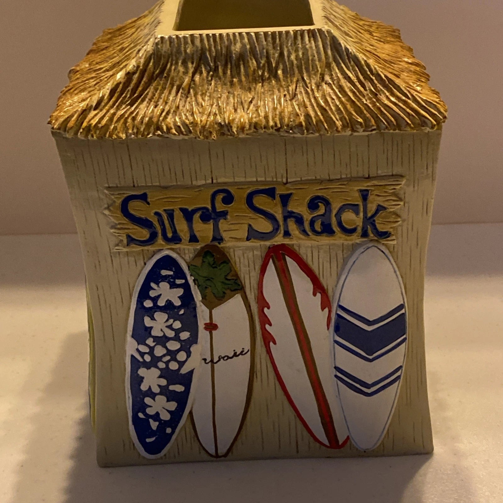 Dean Miller Surf Shack Tissue Box Cover Tiki Hut & Surf Boards | eBay