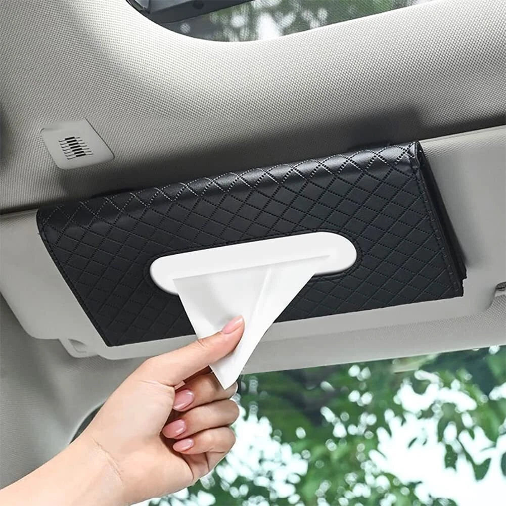 Car Tissue Holder Visor Tissue Holder for Car PU Leather Car Visor Tissue Hol... | eBay