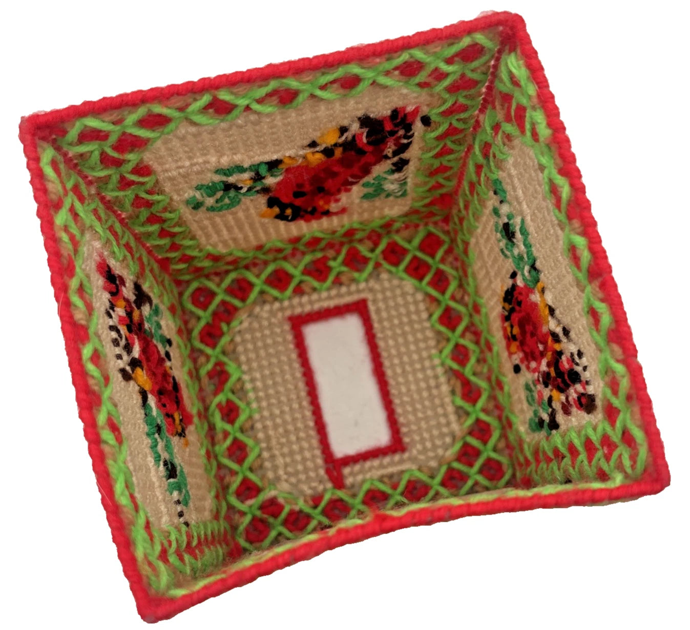 Vintage Croched Cardinal Tissue Box Cover | eBay