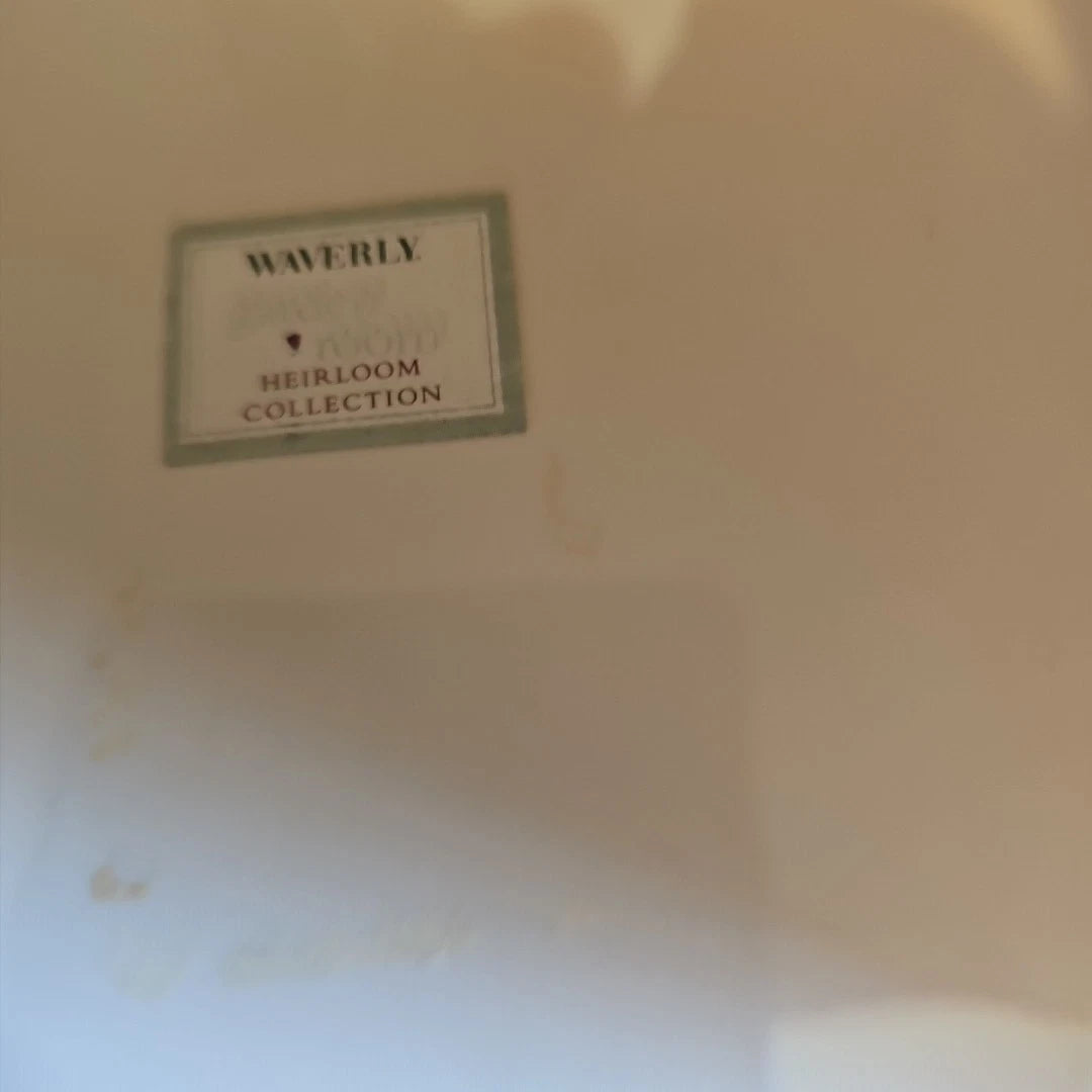 Vtg Waverly Heirloom Ceramic Vintage Rose Floral Tissue Box Cover 6 3/4"x 6 1/4" | eBay