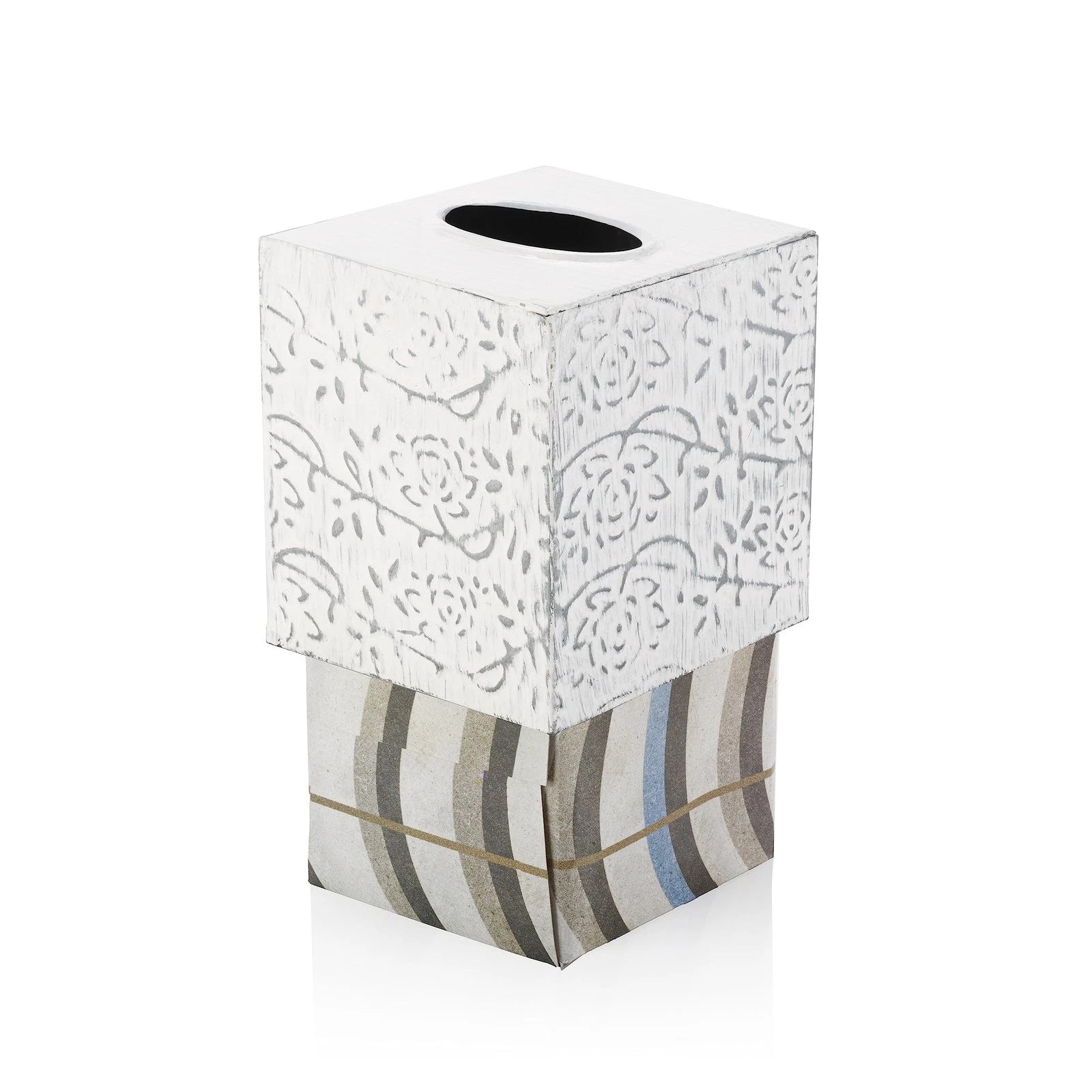 Modern Farmhouse Tissue Box Cover, Decorative Tissue Box Holder, Square Tissu... | eBay