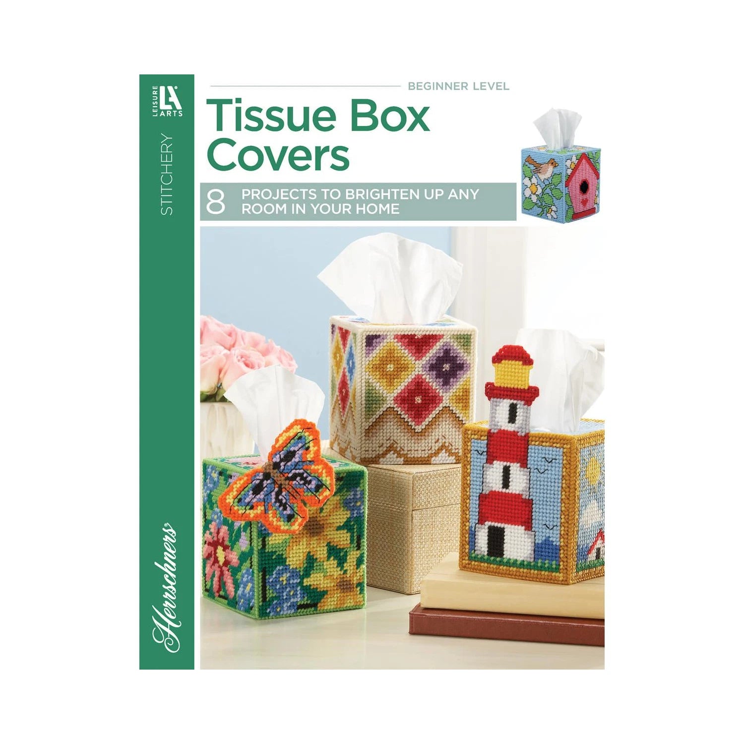 Leisure Arts Plastic Canvas Tissue Box Covers – Pattern Book with Step-by-Step | eBay