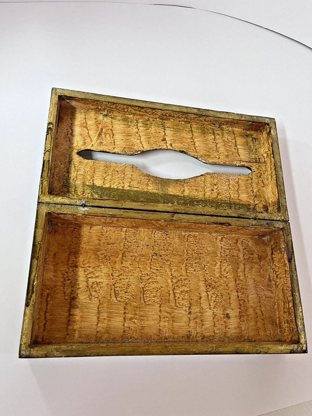 Vintage Florentine Tissue Box Holder Gold Gilded Wood Made In Italy 581 21 | eBay