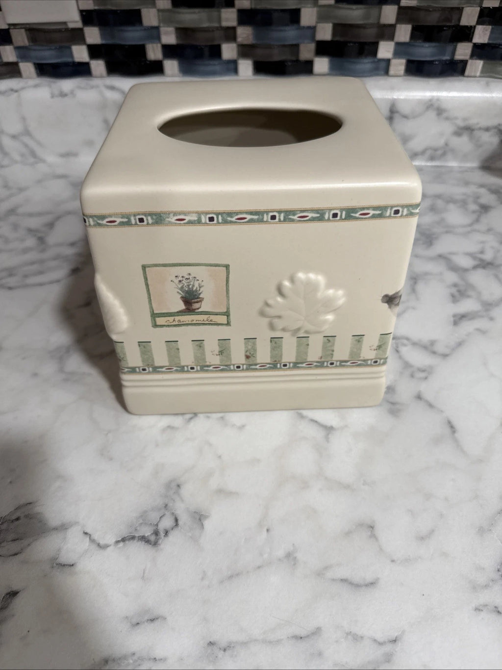 PFALTZGRAFF NATUREWOOD TISSUE BOX COVER DISPENSER - Damaged See Pictures | eBay