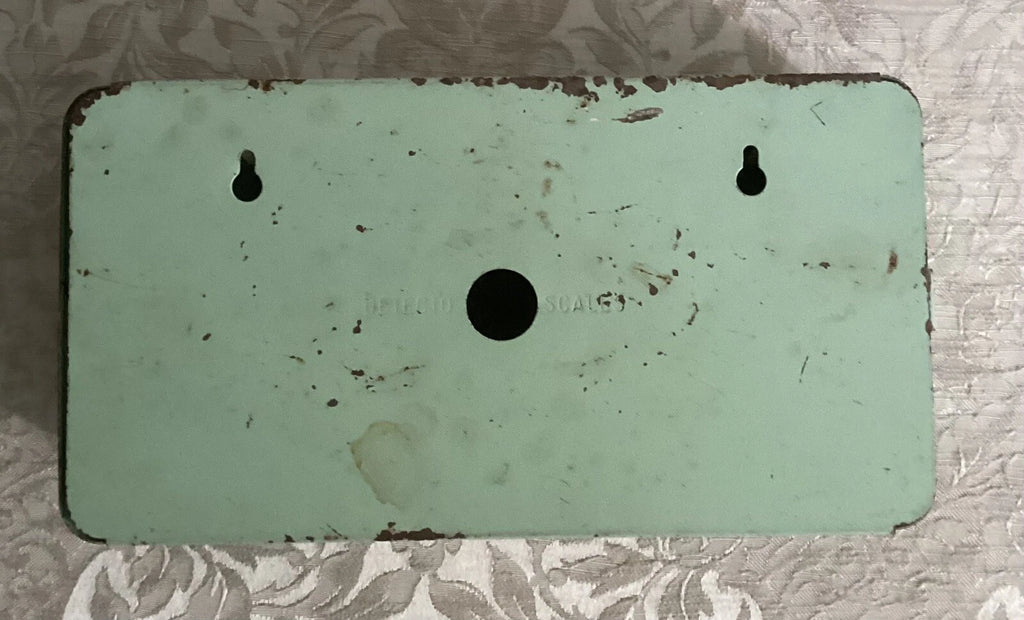 Vintage Detecto Scales Green Metal Tissue Box Holder Shabby Chic | eBay