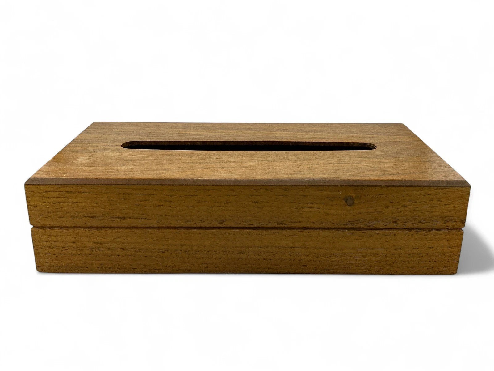 Vintage MCM 1960’s Great American Walnut Wooden Tissue Box | eBay