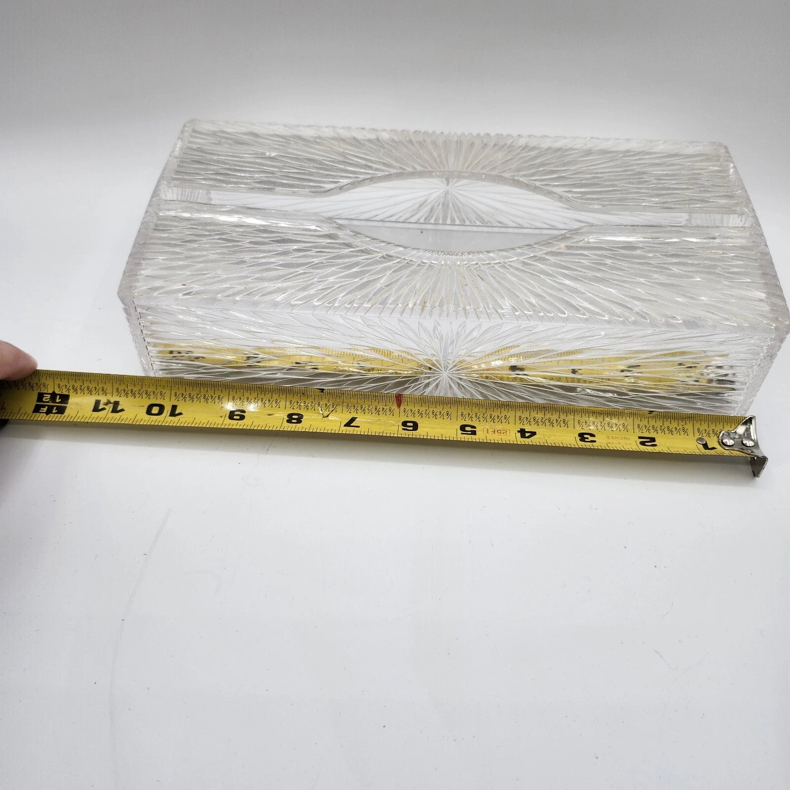 Mid Century MCM Kleenex facial tissue cover Box Acrylic long vintage atomic star | eBay