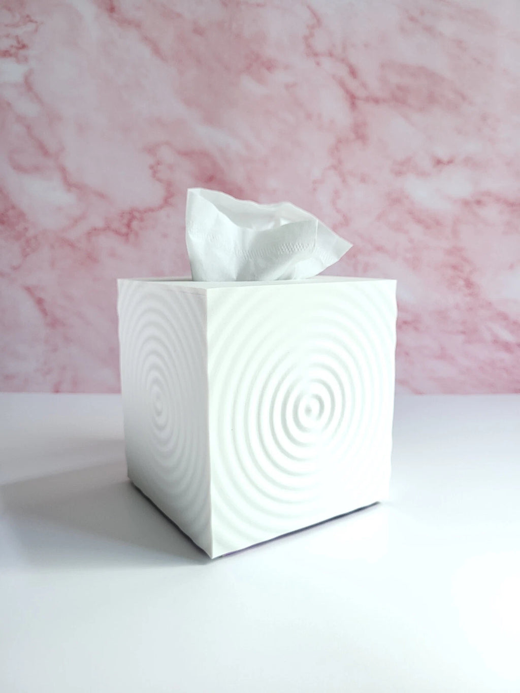 Ripple Effect Tissue Box Cover – Modern Minimalist Decorative Kleenex Holder | eBay