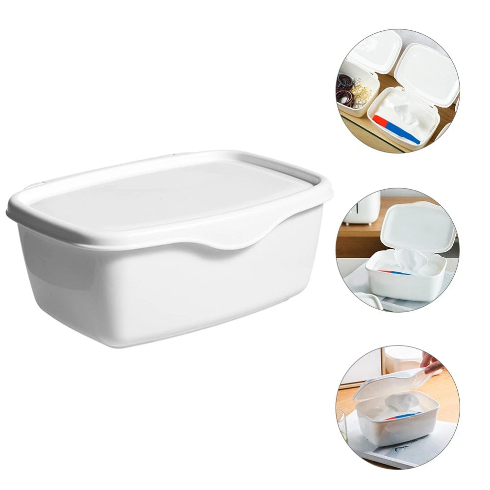 2 Count Plastic Square Box Wet Wipes Tissue Holder with Storage Baby Container | eBay