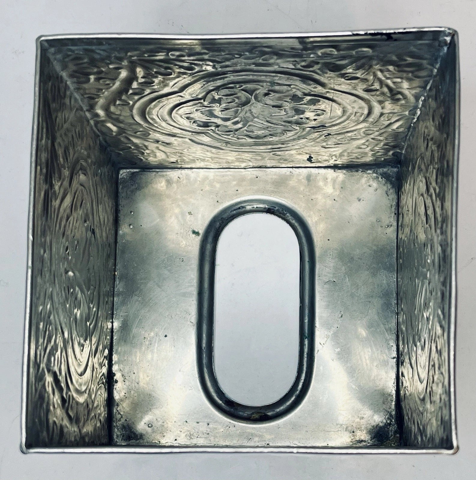 Vintage Pewter Embossed Metal Decorative Tissue Box Cover Fleur De Lis EUC | eBay