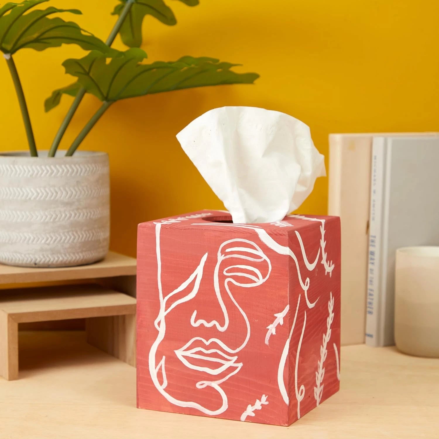 Unfinished Wood Tissue Box Cover for Arts and Crafts, Home Decor (5 X 5.5 In, 2 | eBay