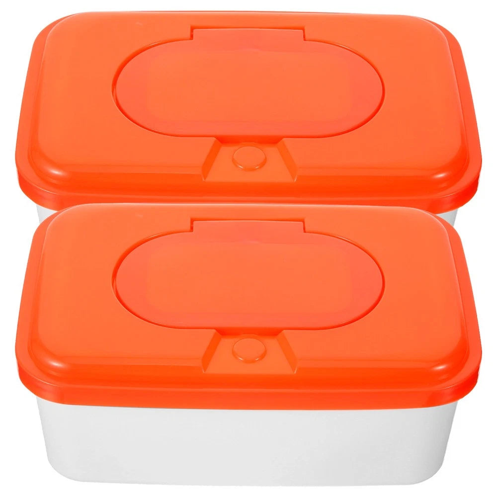 2 Pcs Wet Wipes Dispenser Box Plastic Travel Container for Baby Holder | eBay