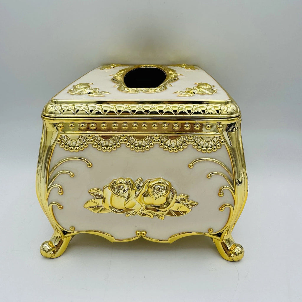 Ornate Gold Tissue Box Cover Holder Florentine Rococo European Wipes Towel | eBay
