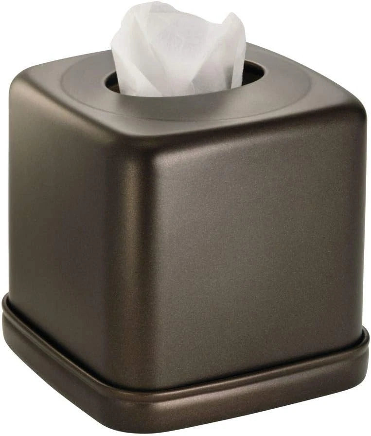 iDesign - 76485 York Metal Facial Tissue Box Cover, Boutique Container | eBay