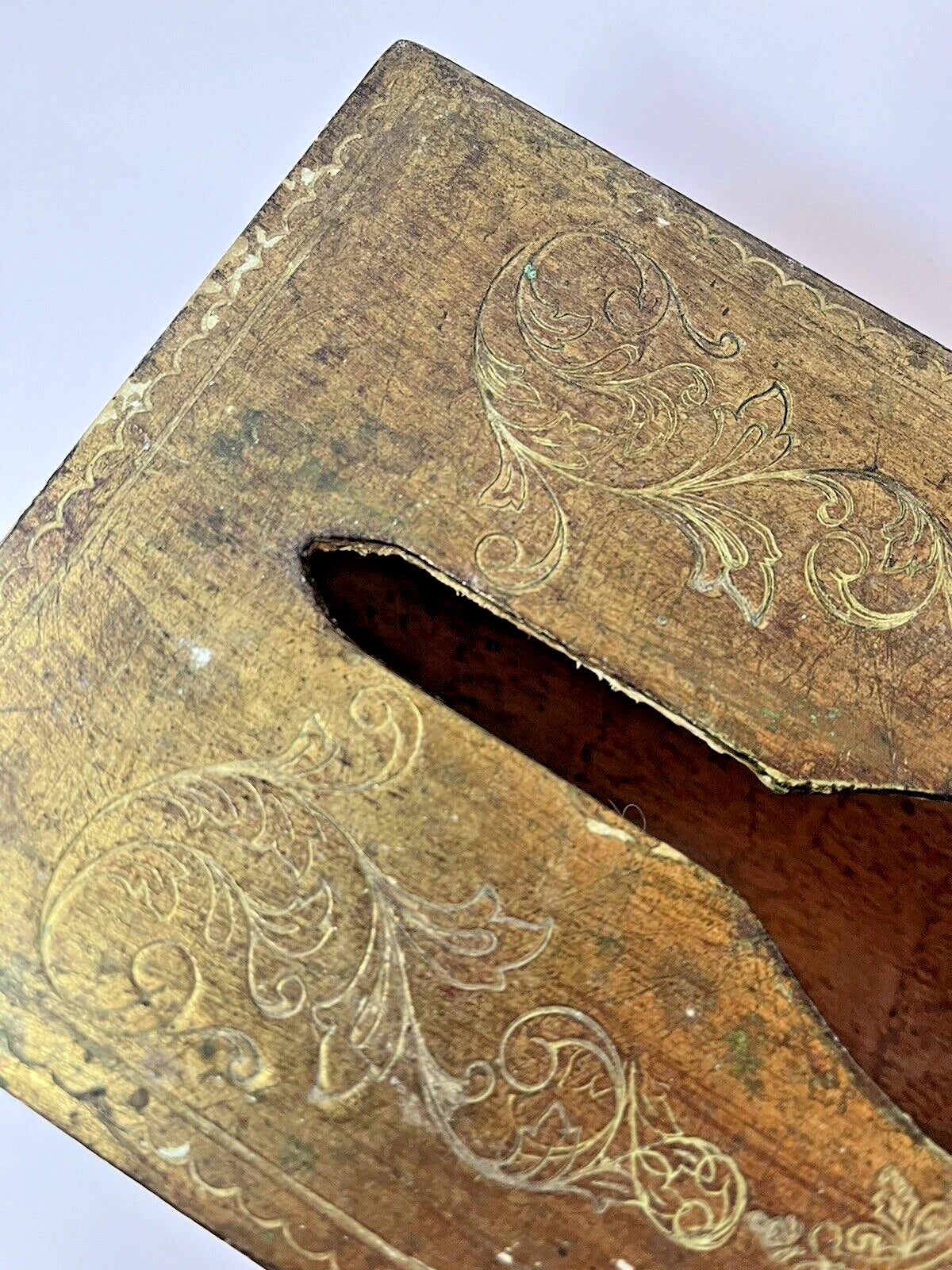 Vintage Florentine Tissue Box Holder Gold Gilded Wood Made In Italy 581 21 | eBay