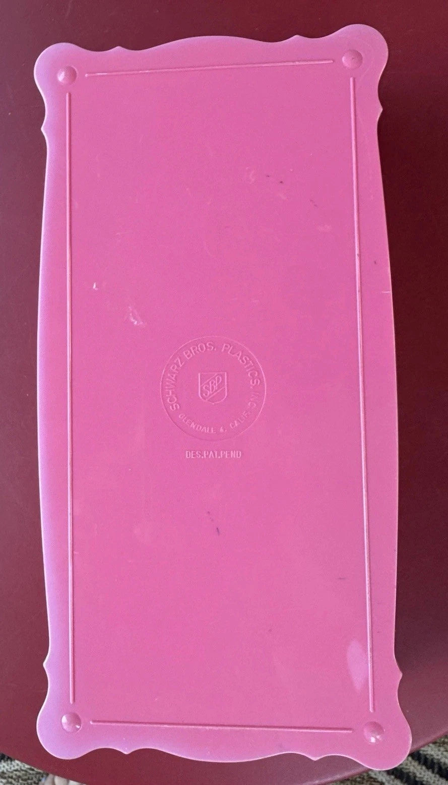 Vintage 1960s Pink Celebrity Tissue Box Holder Starburst Acrylic Lucite Plastic | eBay