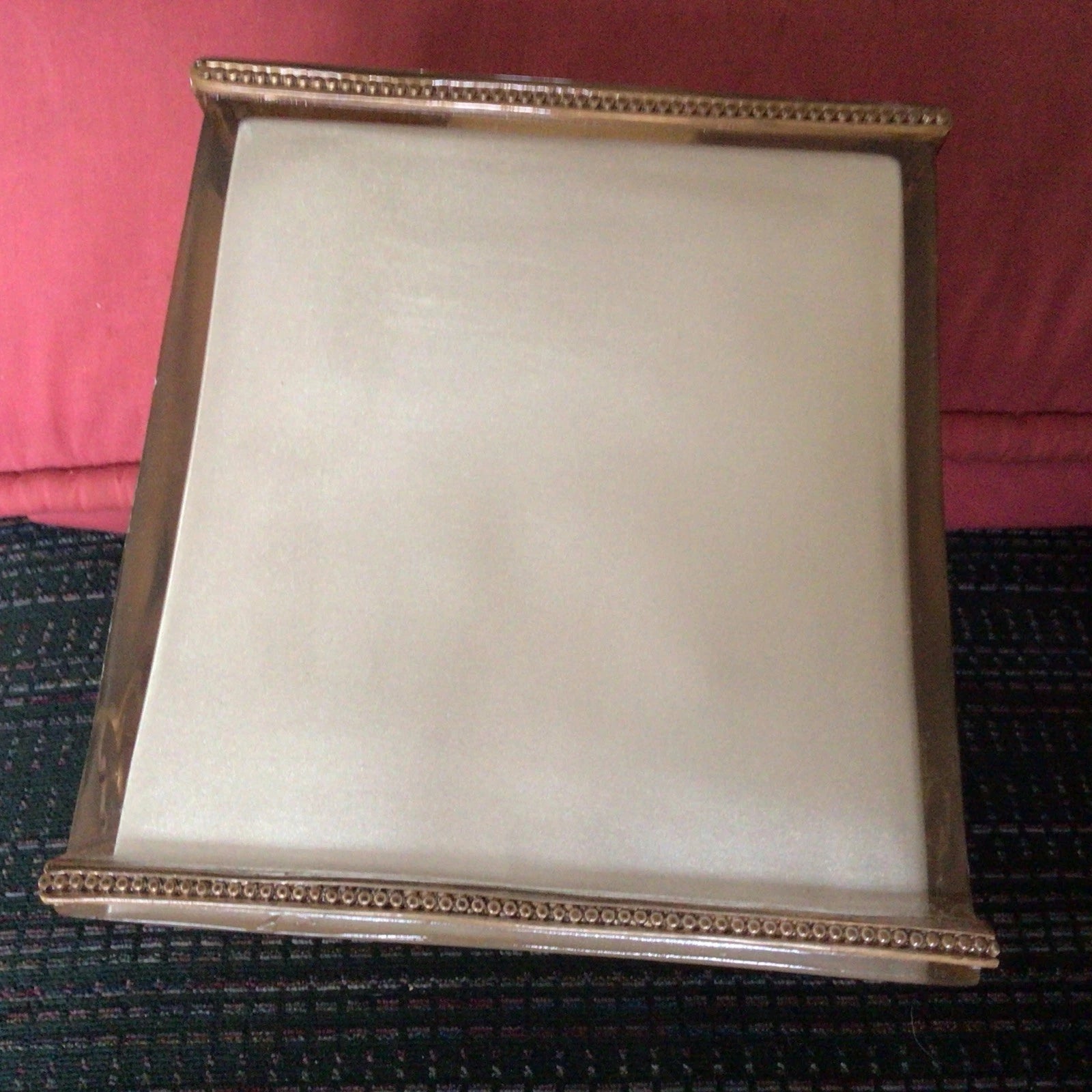 VTG Bombay Acrylic/Plastic Tissue Box Cover Gold Amber Frosted Ornate | eBay