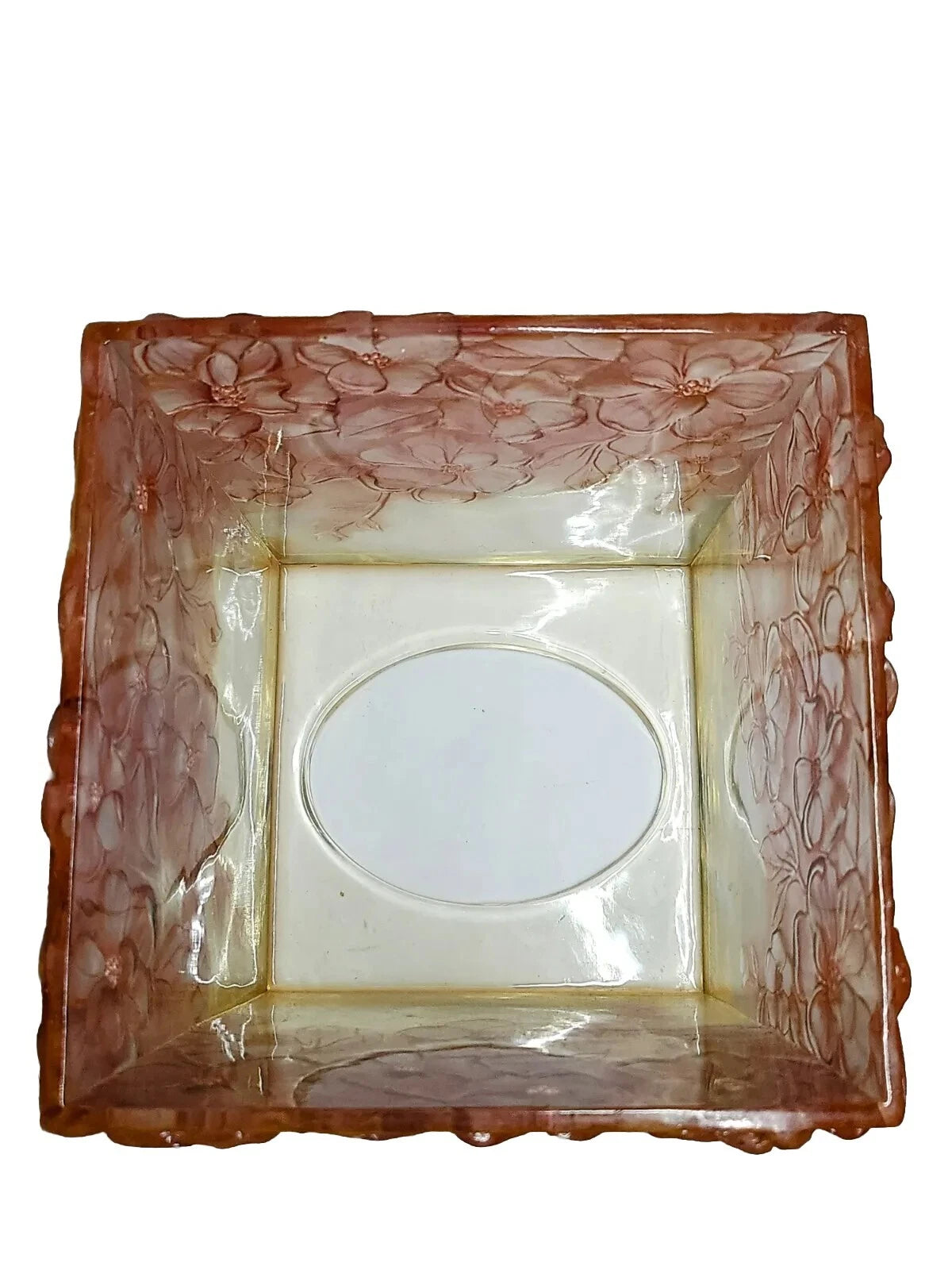 Nicole Miller Tissue Box Cover Pink With Beautiful Flowers | eBay