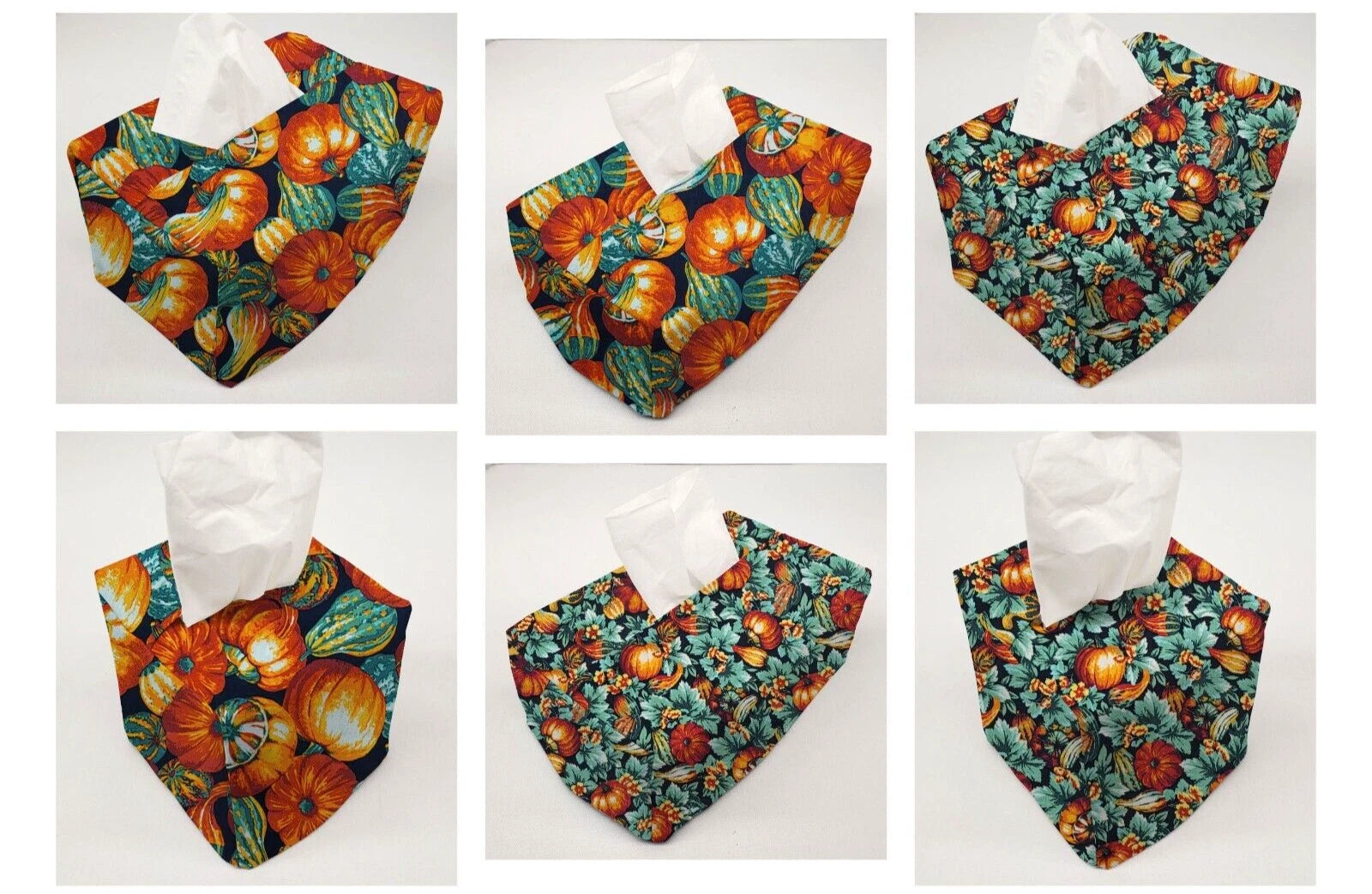Pumpkins & Gourds Tissue Box Cover (2 Patterns Available) | eBay