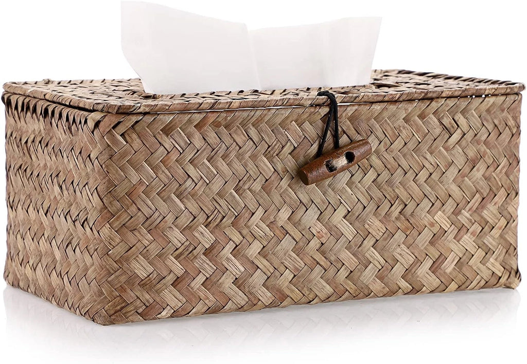 Tissue box cover Rectangular tissue box Seaweed tissue box holder | eBay