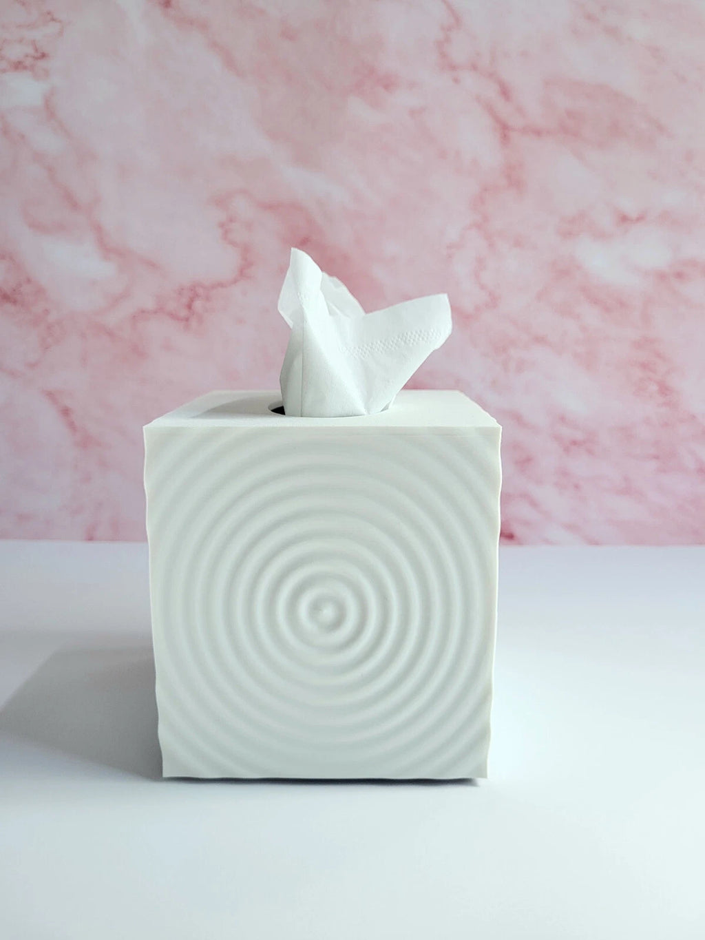 Ripple Effect Tissue Box Cover – Modern Minimalist Decorative Kleenex Holder | eBay