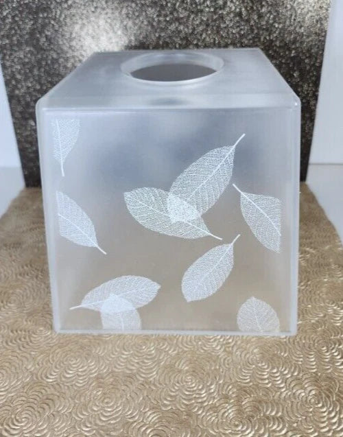 Square Frost Tissue Box Cover Home Accessories Facial Tissue Cover Kleenex Box | eBay