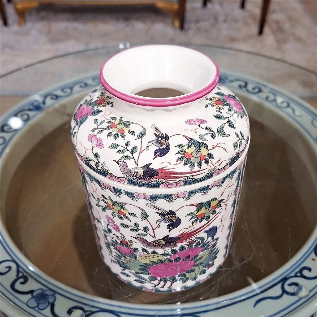 Staffordshire Porcelain Rose Medallion Tissue Box Cover Holder-5'' x 7''H | eBay