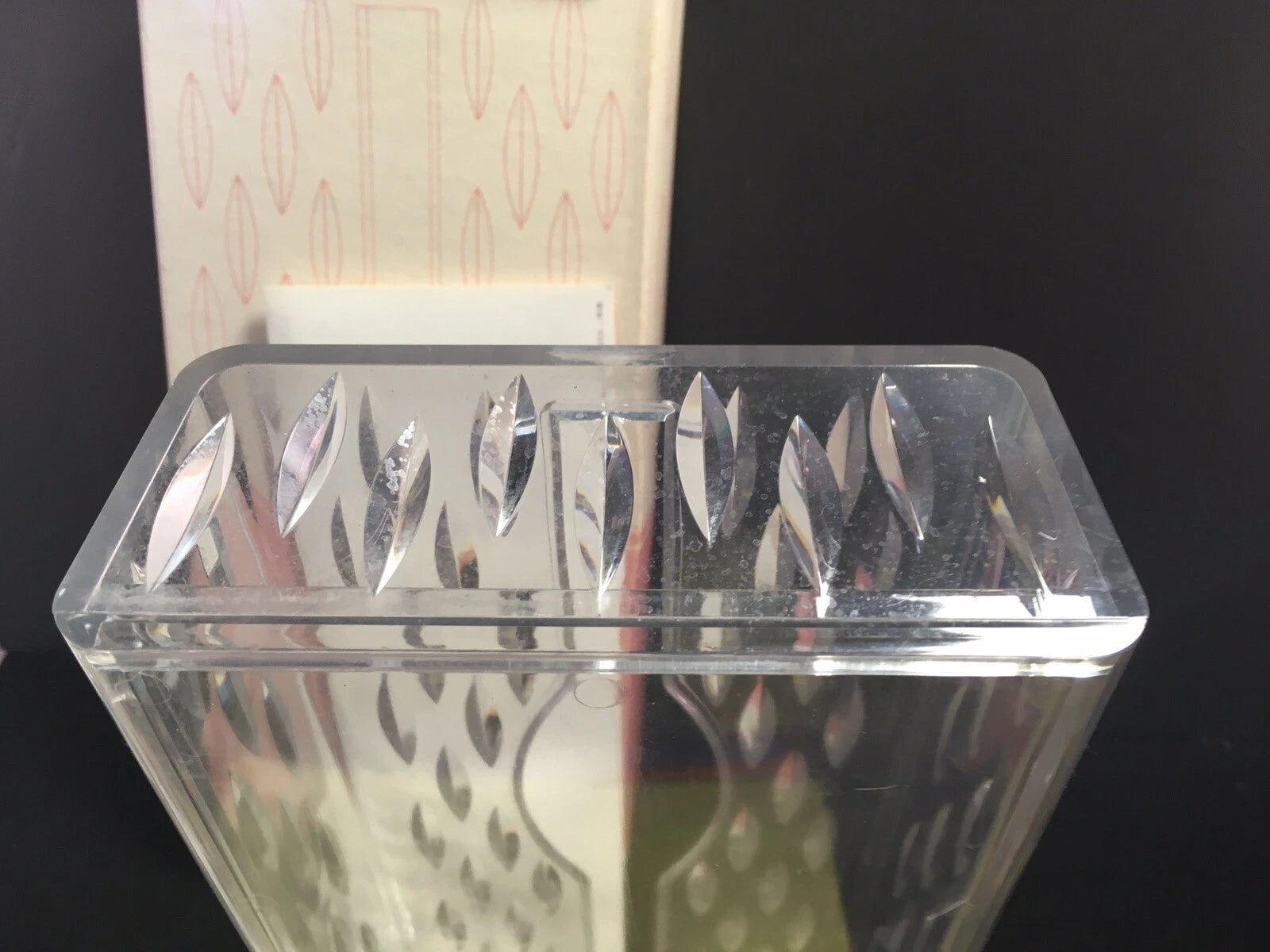 VTG MERLE NORMAN Vanity Acrylic Plastic Lucite Tissue Holder Box MCM W/H Box | eBay