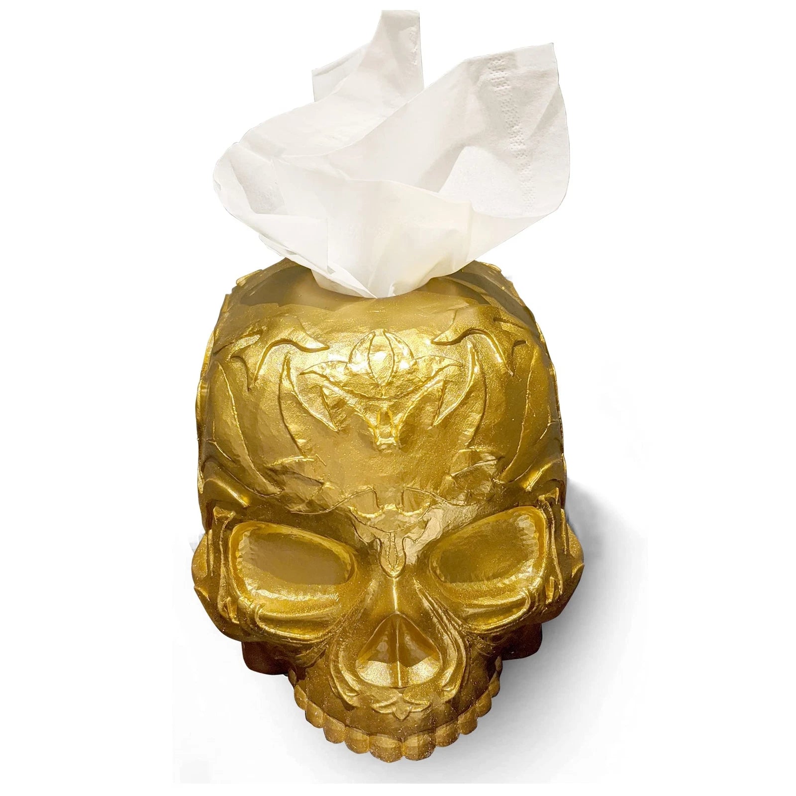Tissue Box Cover Skull Gothic Decor for Countertop Vanity Dresser Gift (Gold) | eBay